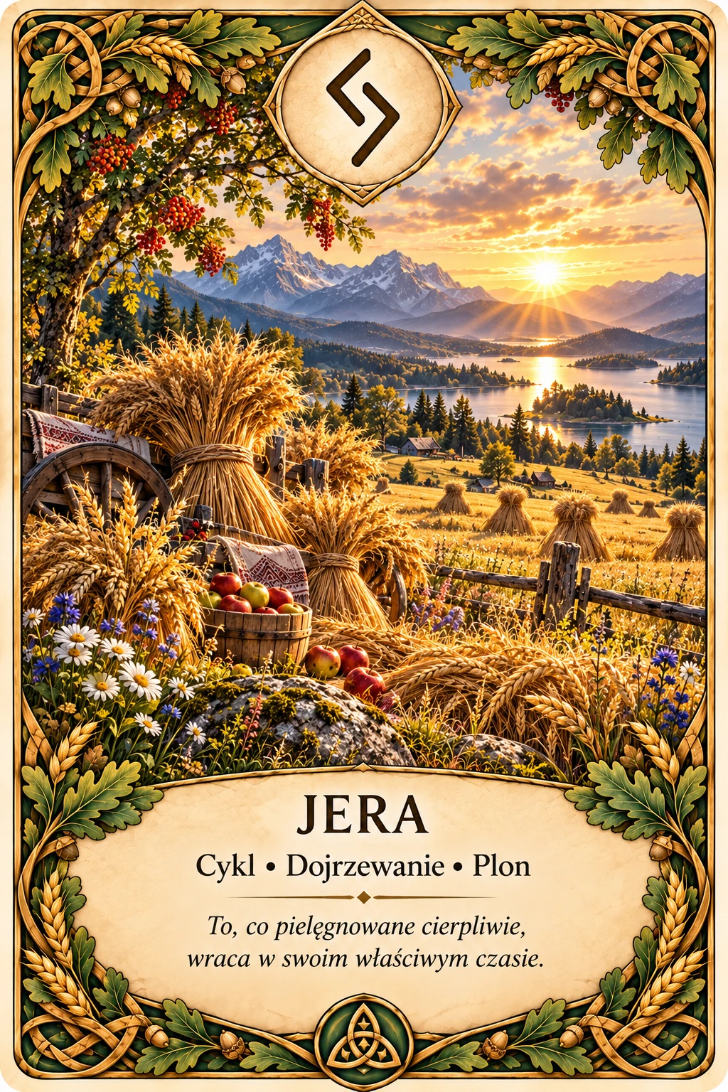 Runa Jera (ᛃ) — cykl, pora, rezultat cierpliwej pracy