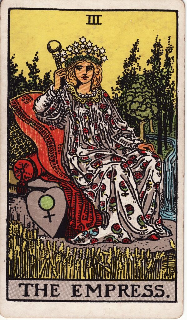 Karta Tarota Cesarzowa — ilustracja symboliczna
